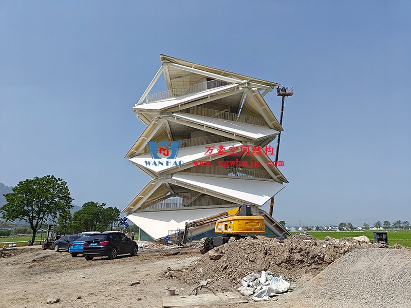 數智農業產業園先行啟動區塊項目設計施工總承包-瞭望塔膜結構工程