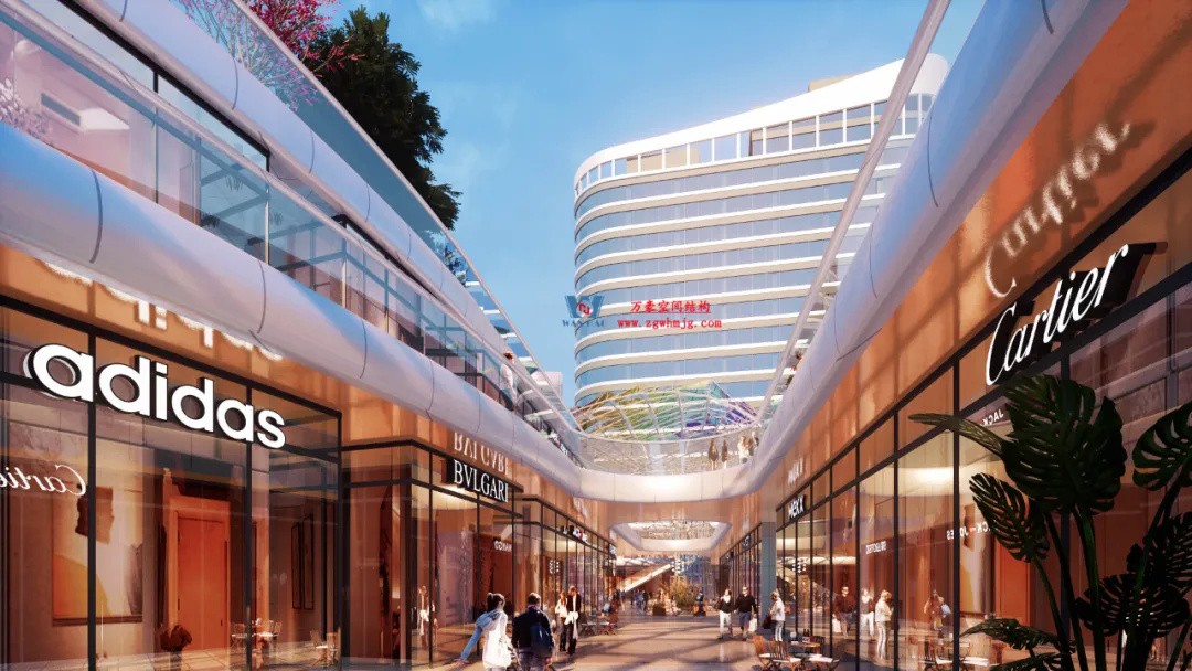 廣州茂名總匯天街商業街鋼結構工程