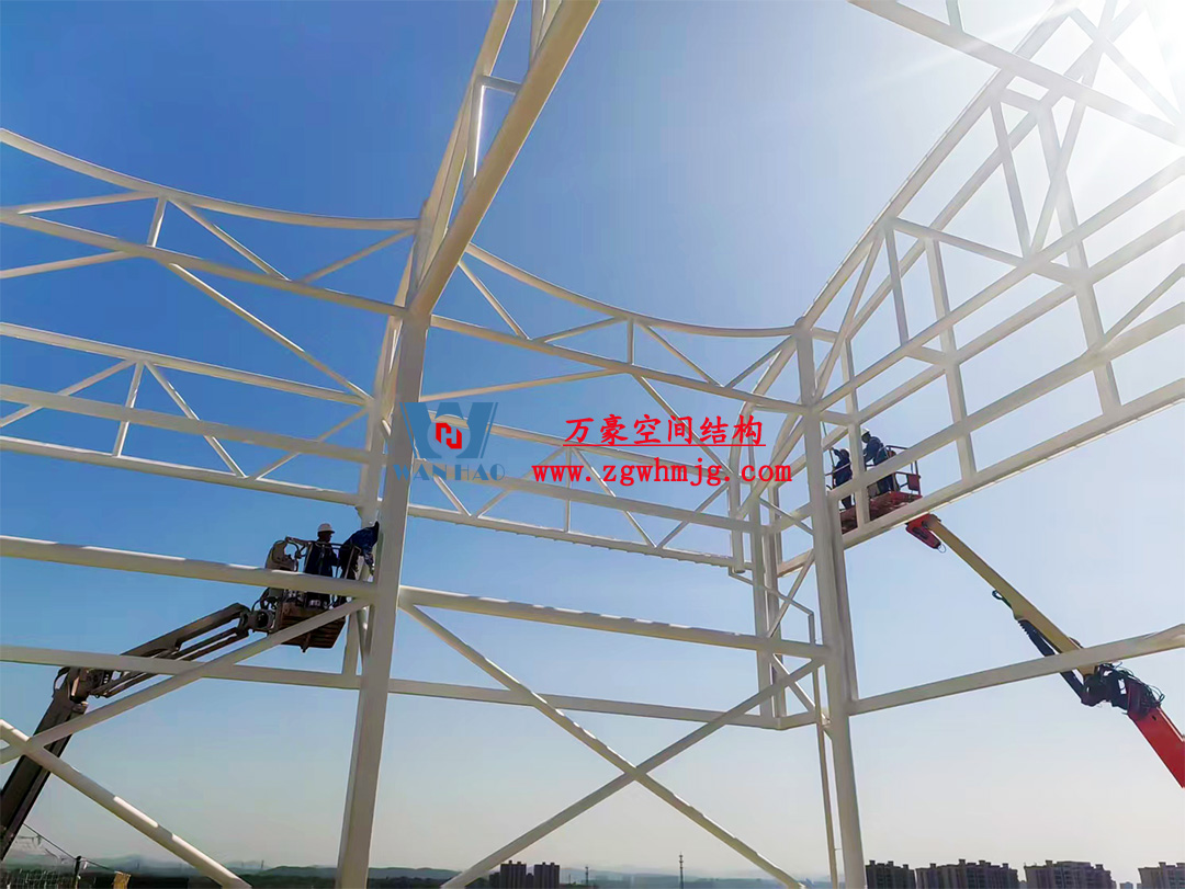 比亞迪紹興嵊州賽車場干拔沙坡觀景平臺PTFE鋼膜結構