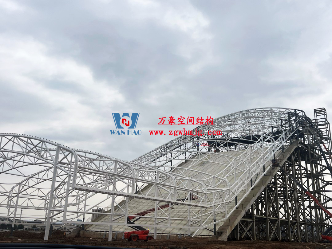 比亞迪紹興嵊州賽車場干拔沙坡觀景平臺PTFE鋼膜結構