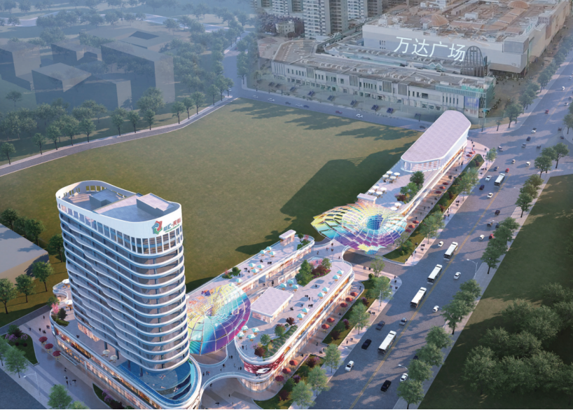 廣州茂名總匯天街商業街ETFE膜結構工程